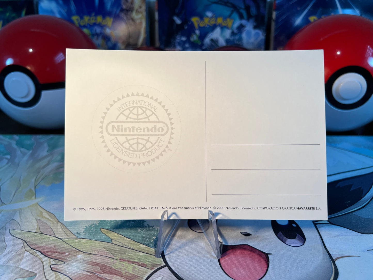 Pokemon Diglett and Dugtrio Licensed Nintendo Peru Postcard (Listing #820)