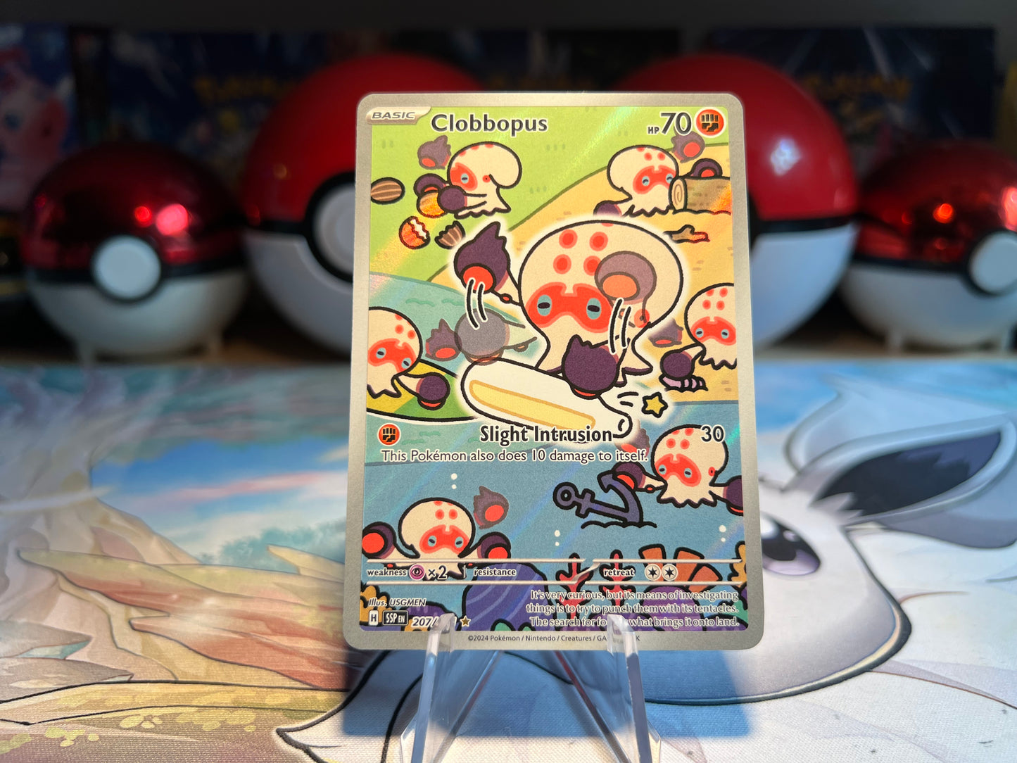 Pokemon Card Clobbopus Illustration Rare (Listing #503)