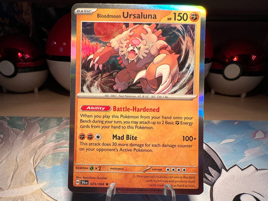 Pokemon Card Holo Bloodmoon Ursaluna (Listing #3