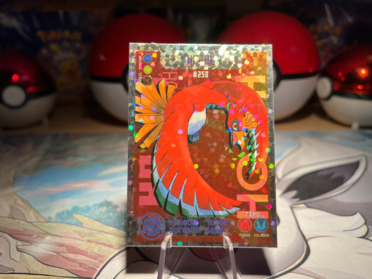 Pokemon Holo Ho-Oh Pokédex Card (Listing #580)