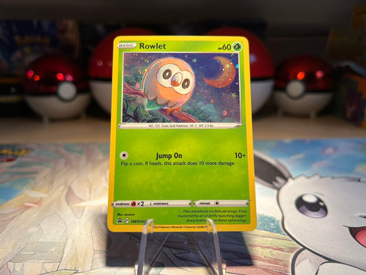 Pokemon Card Holo Rowlet (Listing #131)