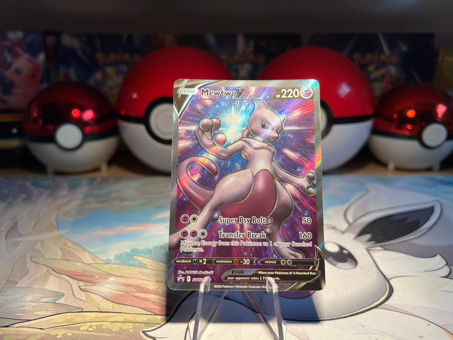 Pokemon Card Mewtwo V Full Art (Listing #506)