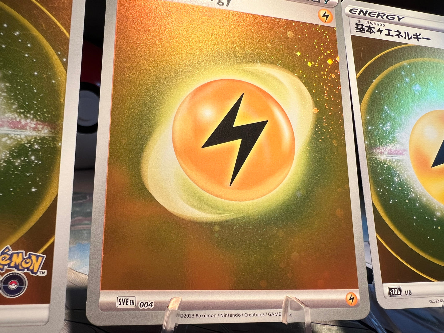 Pokemon Holo Lightning Energy Cards (Listing #206)