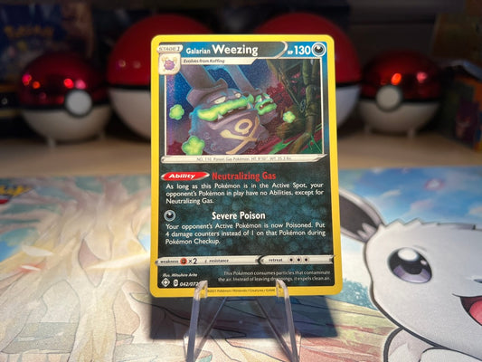 Pokemon Card Holo Galarian Weezing (Listing #146)
