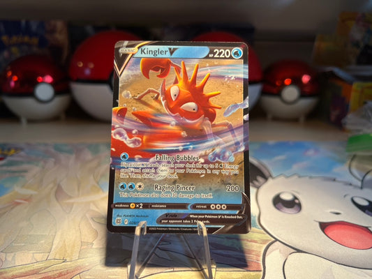 Pokemon Card Kingler V (Listing #204)