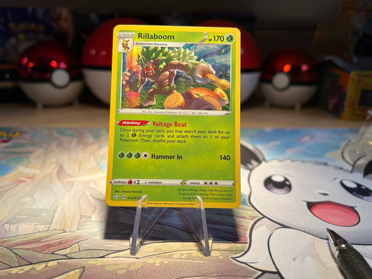 Pokemon Card Holo Rillaboom (Listing #132)