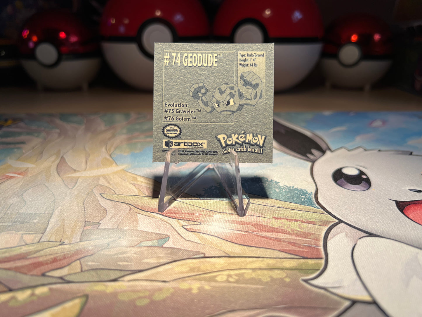 Pokemon Geodude Sticker (Listing #11)