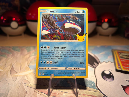 Pokemon Card Holo Kyogre (Listing #26)