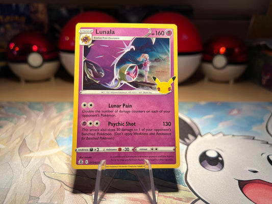 Pokemon Card Holo Lunala (Listing #28)
