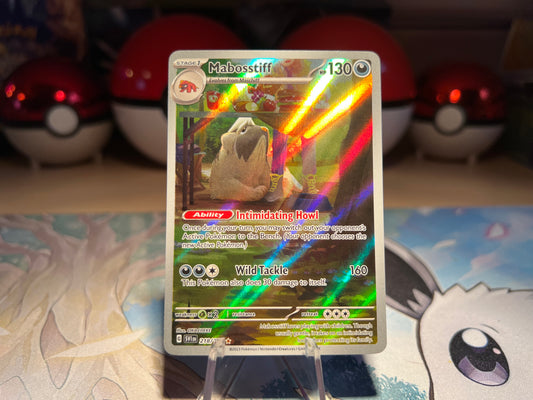 Pokemon Card Mabosstiff Illustration Rare (Listing #43)
