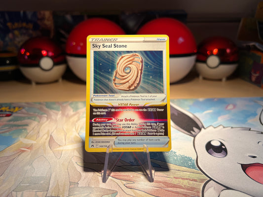 Pokemon Card Holo Sky Seal Stone Trainer (Listing #53)