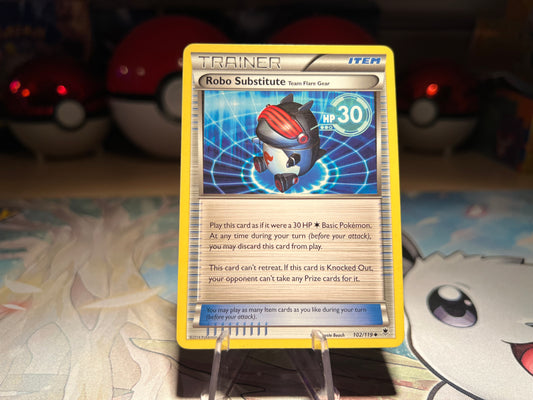 Pokemon Card Robo Substitute Trainer (MP)(Listing #98)