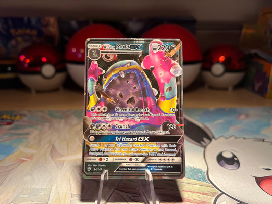 Pokemon Card Alolan Muk GX (LP)(Listing #103)