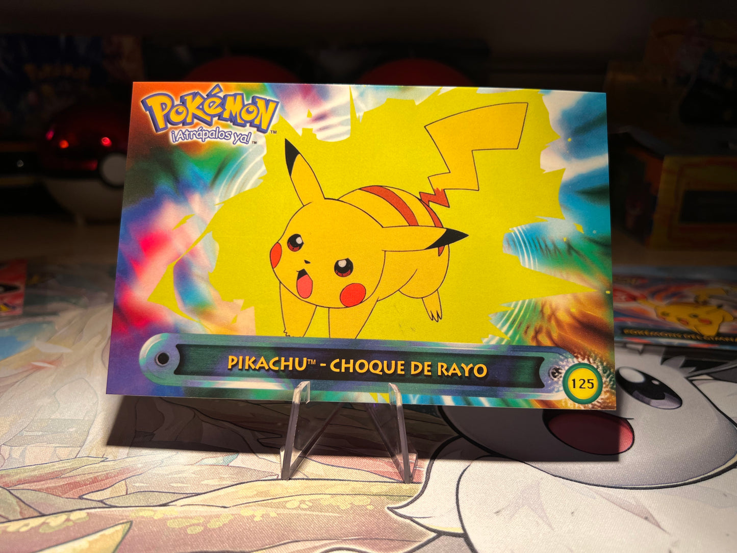 Nintendo Licensed Peru Pikachu Pokemon Post Card (Listing #119)