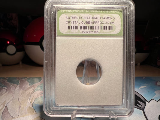 Authentic Natural Diamond Crystal Cube (Listing #129)