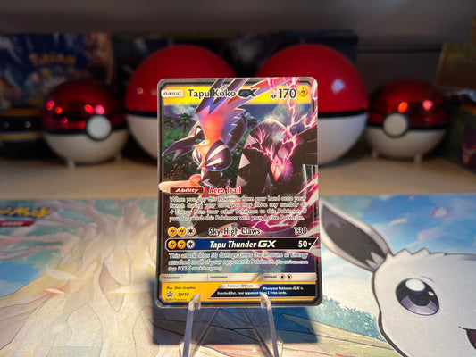 Pokemon Card Holo Tapu Koko GX (Listing #174)