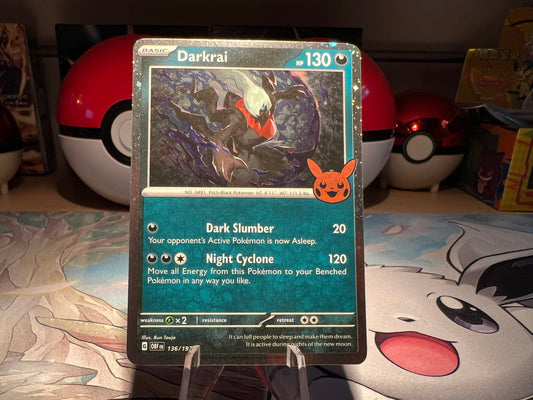 Pokemon Card Holo Swirl Darkrai (Listing #286)