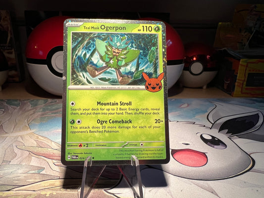 Pokemon Card Holo Teal Mask Ogerpon (Listing #289)