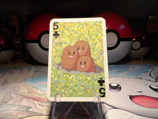 Pokemon Dugtrio Mini Poker Card (Listing #304)