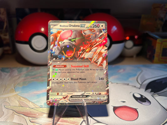 Pokemon Card Bloodmoon Ursaluna EX (Listing #321)