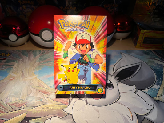 Pokemon Nintendo Licensed Peru Ash And Pikachu Postcard (Listing #340)