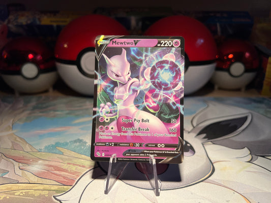 Pokemon Card Mewtwo V (Listing #407)