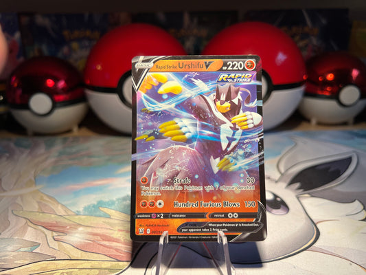 Pokemon Card Rapid Strike Urshifu V (Listing #450)