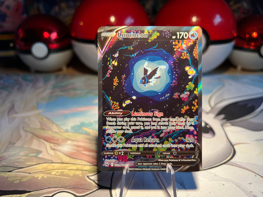 Pokemon Card Lumineon Illustration Rare V (Listing #470)