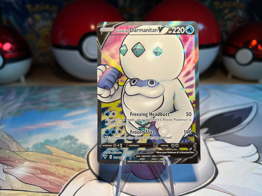 Pokemon Card Galarian Darmanitarn Full Rt V (Listing #522)