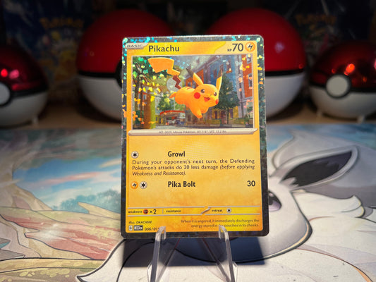 Pokemon Card Holo Bleed Error Pikachu (Listing #533)