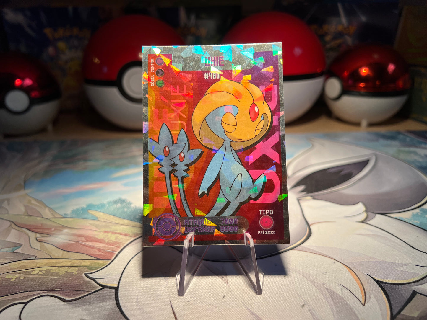 Pokemon Holo Uxie Pokedex Card (Listing #534)