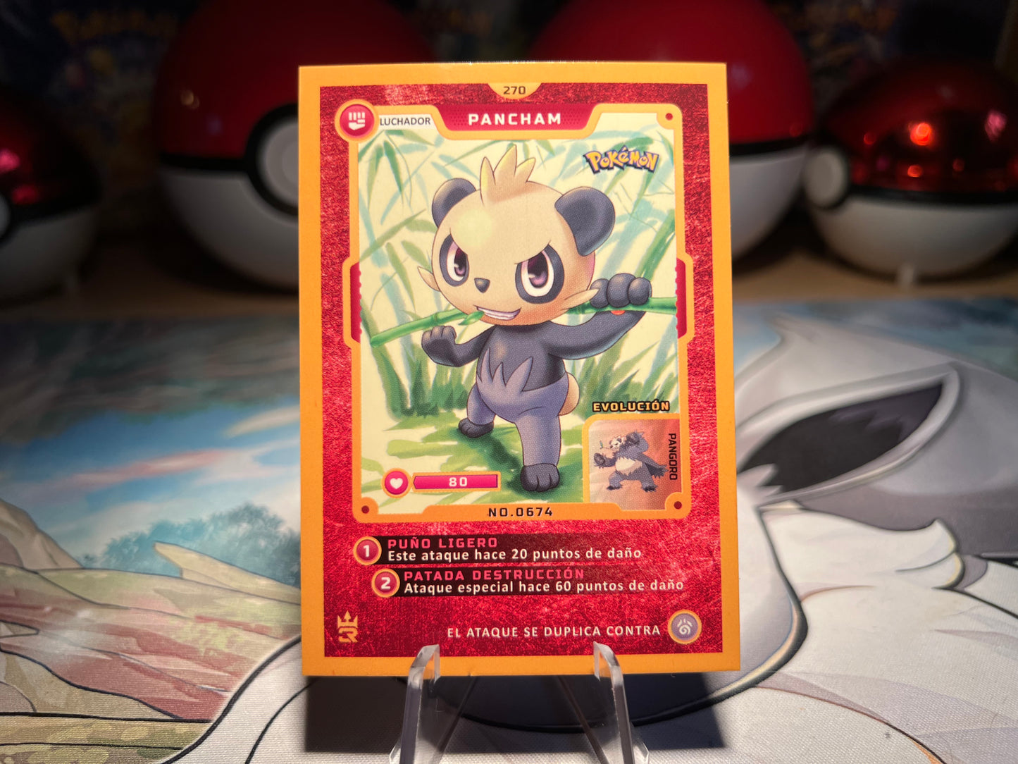 Pokemon Foreign Pancham Card (Listing #536)