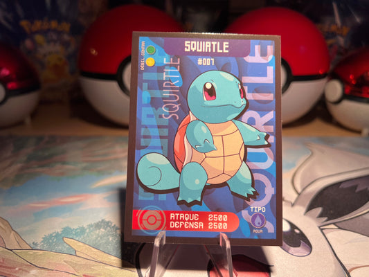 Pokemon Squirtle Pokedex Card (Listing #573)