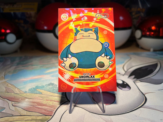 Pokemon Pocket Book Holo Snorlax Card (Listing #590)