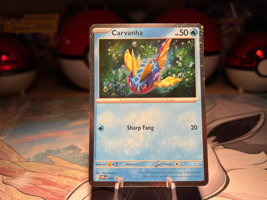 Pokemon Card Holo Carvanha (Listing #608)