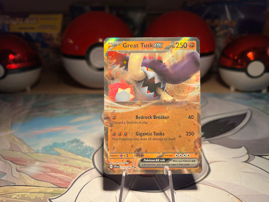 Pokemon Card Great Tusk EX (Listing #636)