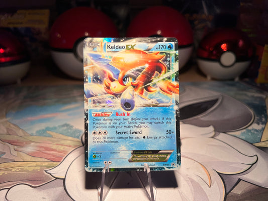 Pokemon Card Keldeo EX - Damaged (Listing #658)