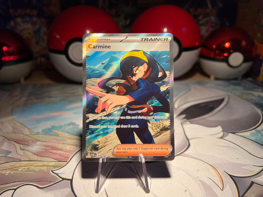 Pokemon Card Carmine Full Art Trainer (Listing #672)