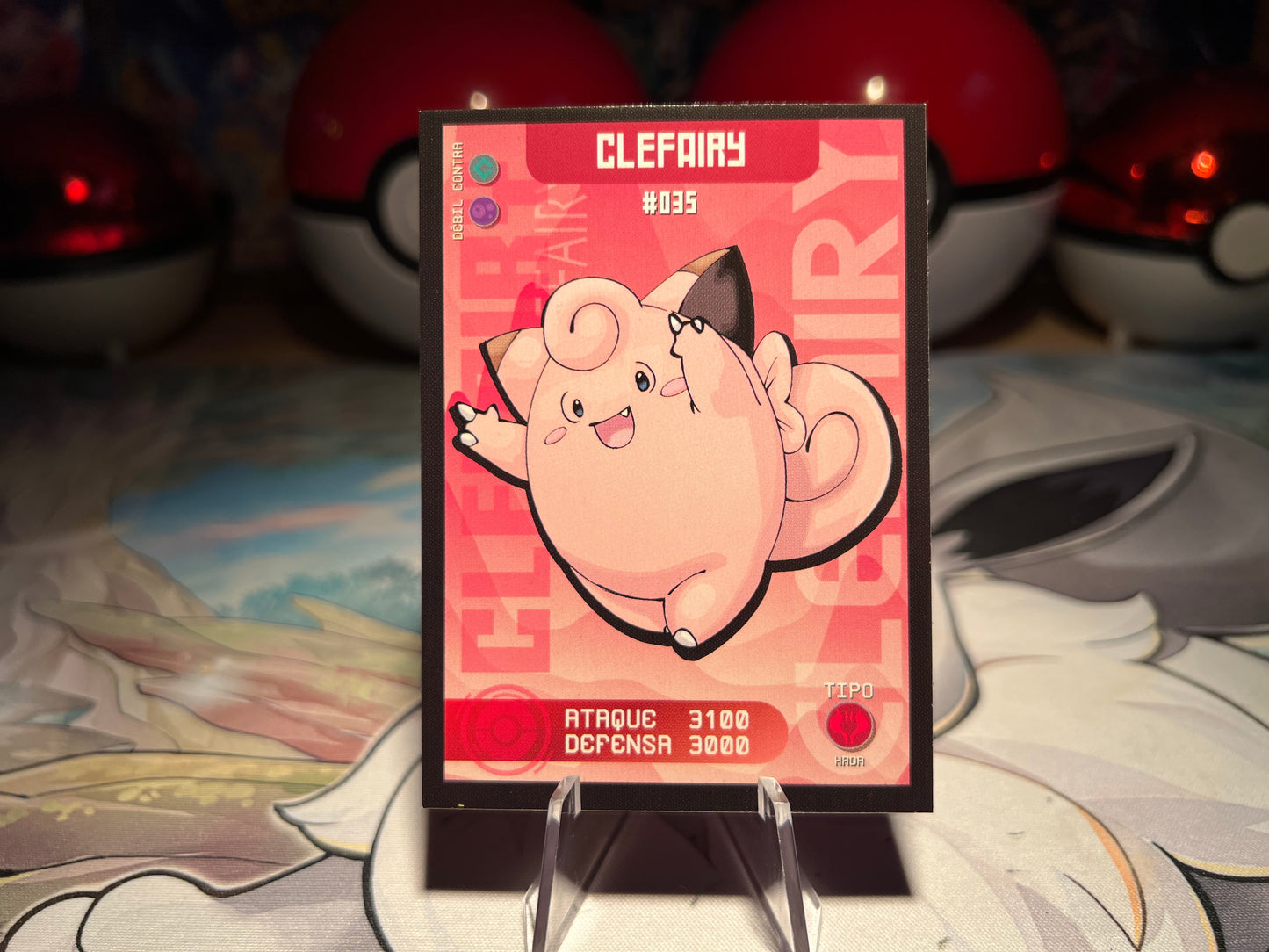 Pokemon Clefairy Pokedex Card (Listing #675)