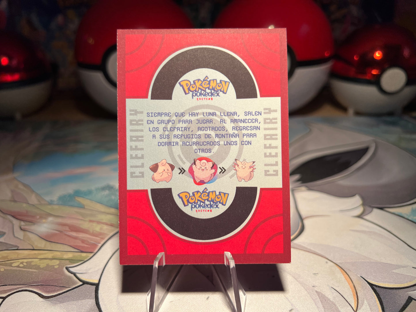 Pokemon Clefairy Pokedex Card (Listing #675)