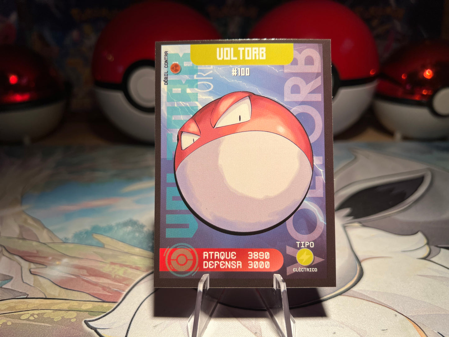 Pokemon Voltorb Pokedex Card (Listing #676)