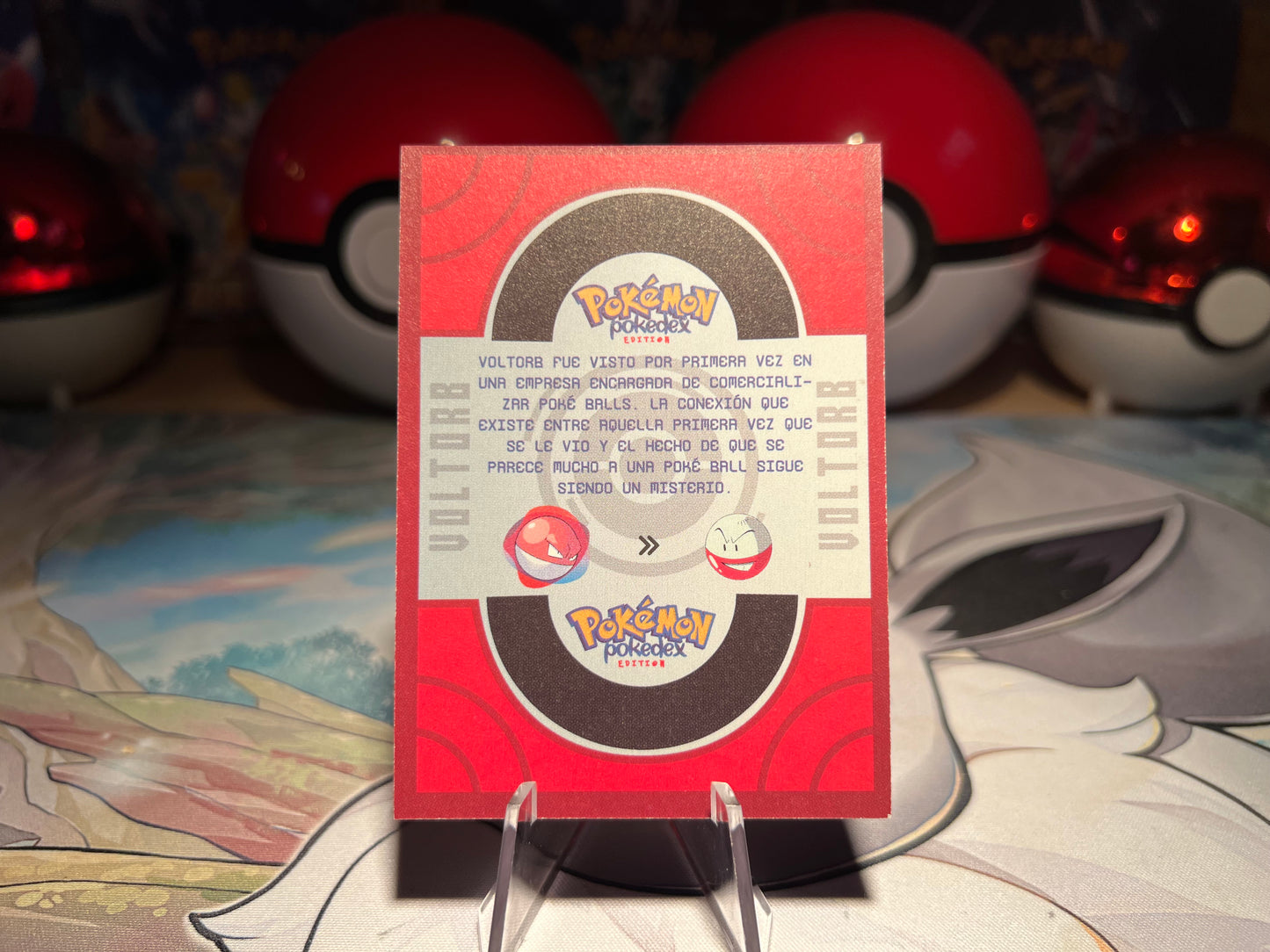 Pokemon Voltorb Pokedex Card (Listing #676)