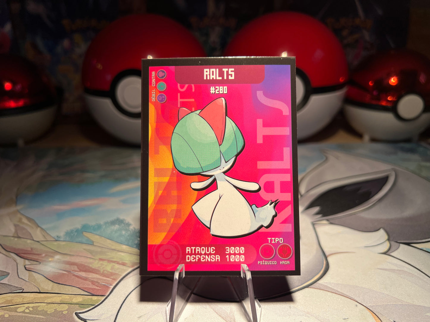 Pokemon Ralts Pokedex Card (Listing #677)