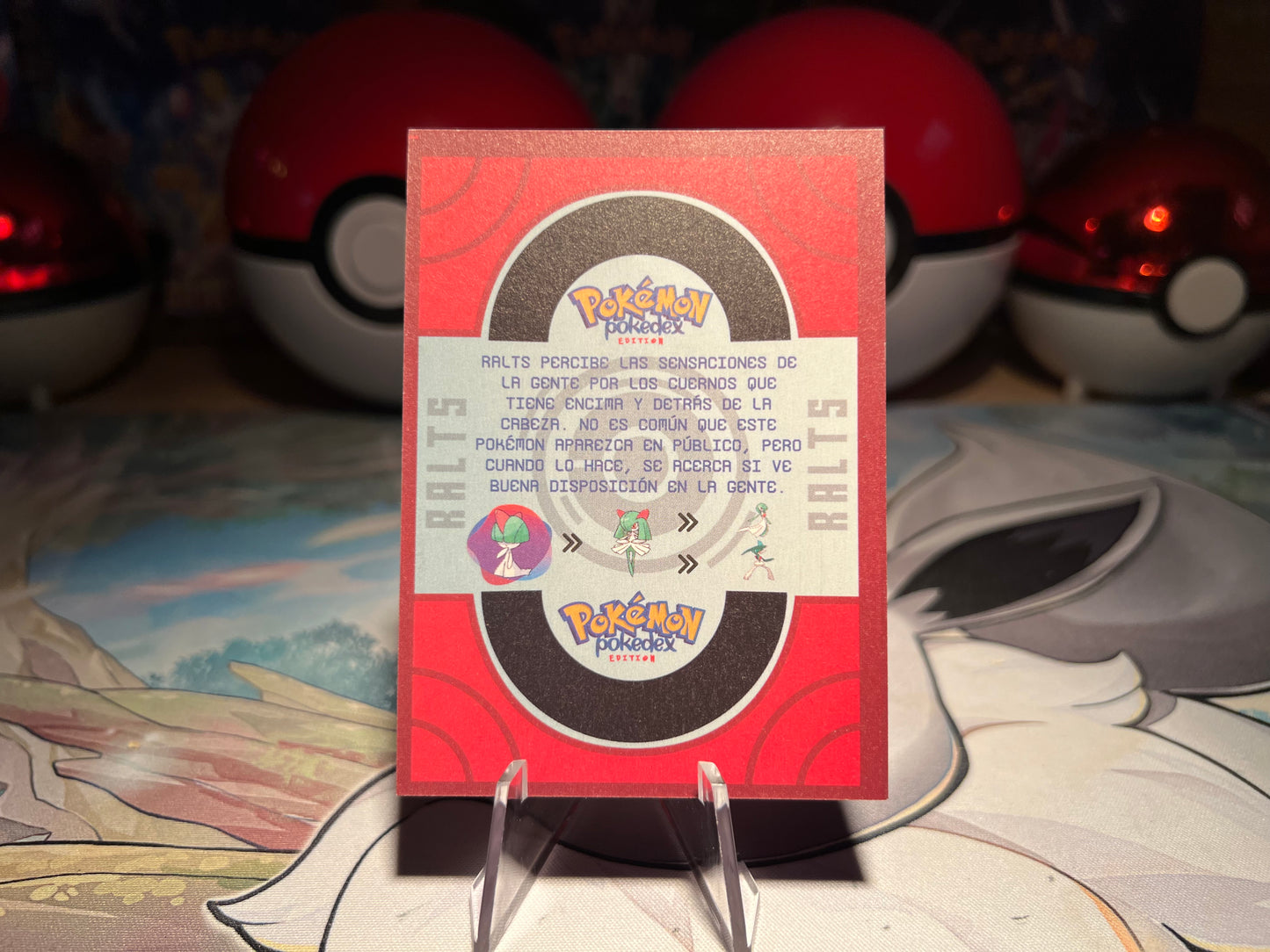 Pokemon Ralts Pokedex Card (Listing #677)