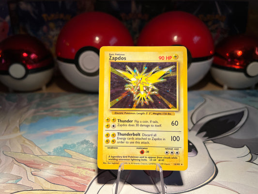 Pokemon Card Vintage Holo Zapdos (Listing #703)