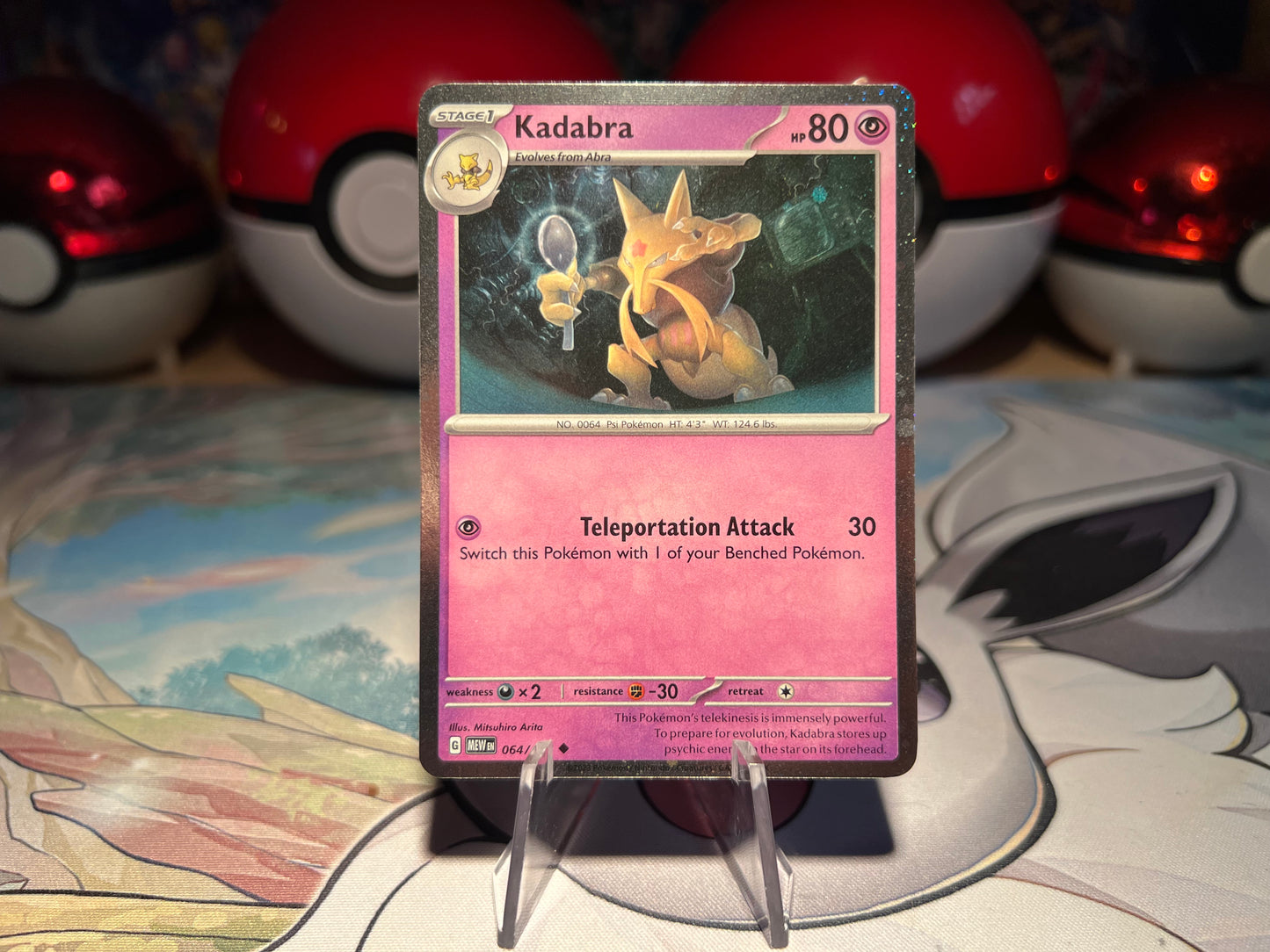 Pokemon Card Holo Promo Kadabra (Listing #705)