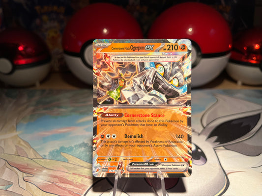 Pokemon Card Cornerstone Mask Ogerpon EX (Listing #726)