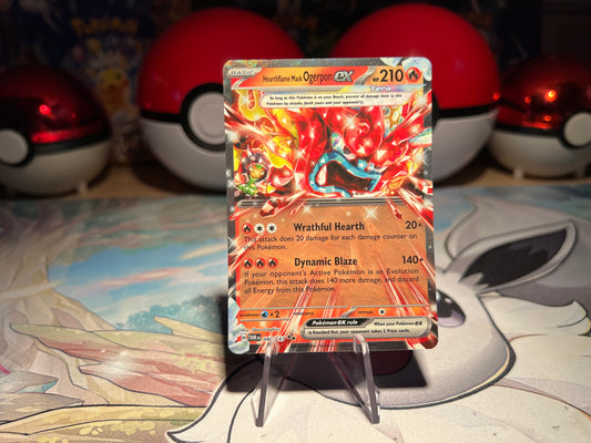 Pokemon Card Hearthflame Mask Ogerpon EX (Listing #737)