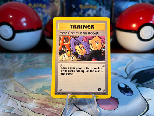 Pokemon Card Here Comes Team Rocket Trainer (Listing #758)