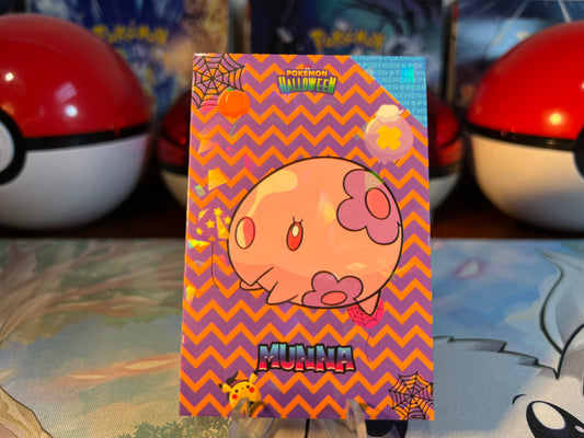 Pokemon Holo Munna Halloween Database Card (Listing #782)